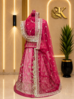 Radhika Semi Pure Rajputi Poshak - Pink
