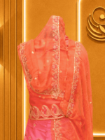 Aishwarya Silk Rajputi Poshak
- Rose Pink - Image 3