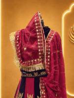Rajrani Semi Pure Rajputi Poshak- Rani - Image 3