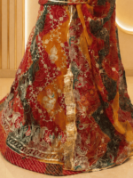 Sumitra Semi Pure Rajputi Poshak - Pachranga 2 - Image 2
