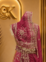Diya Semi Pure Rajputi Poshak- Rani - Image 3