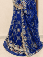 Siya Semi Pure Rajputi Poshak- Royal Blue - Image 2