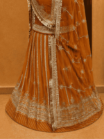 Tara Semi Pure Rajputi Poshak- Gold - Image 2
