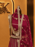 Tara Semi Pure Rajputi Poshak- Rani - Image 3