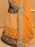 Isha Organza  Rajputi Poshak-Peach - Image 2
