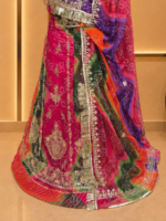 Sumitra Semi Pure Rajputi Poshak - Pachranga 3 - Image 2