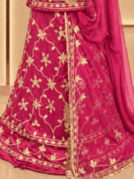 Aanya Satin Rajputi Poshak - Rose Pink - Image 2
