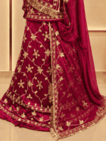 Aanya Satin Rajputi Poshak - Pink - Image 2