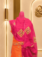 Aarohi Cotton Rajputi Poshak - Mustard - Image 3