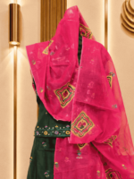 Aarohi Cotton Rajputi Poshak - Green - Image 3