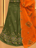 Aarohi Cotton Rajputi Poshak - Light Green - Image 2