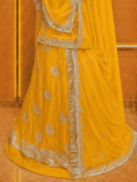 Aditi Fendy Silk Rajputi Poshak
-  Yellow - Image 2