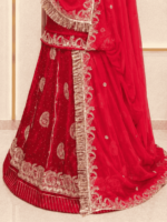 Aditi Fendy Silk Rajputi Poshak
-  Red - Image 2