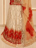 Alia Satin Rajputi Poshak - Red - Image 2