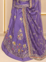 Gauri D natural Rajputi Poshak- Levender - Image 2