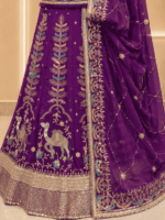 Camel Semi Pure Rajputi Poshak- Wine - Image 2