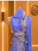 Anika NC Moss Rajputi Poshak - Levender - Image 3