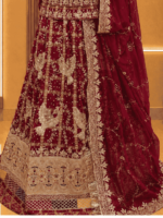 Gharchola  Rajputi Poshak
-  Maroon - Image 2