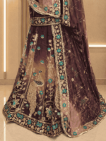 Amaya Semi Pure Rajputi Poshak- Brown - Image 2