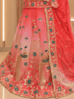 Amaya Semi Pure Rajputi Poshak- Pink - Image 2