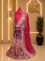 Amaya Semi Pure Rajputi Poshak- Red