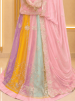 Avisha Organza Rajputi Poshak- Baby Pink - Image 2