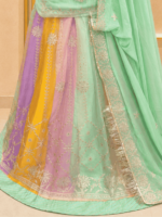 Avisha Organza Rajputi Poshak- Sea Green - Image 2
