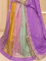 Avisha Organza Rajputi Poshak- Levender - Image 2