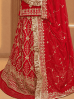 Anushka Semi Pure Rajputi Poshak - Red 1 - Image 2