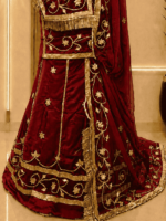 Lavya Satin Rajputi Poshak - Maroon - Image 2