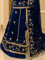 Lavya Satin Rajputi Poshak - Navy Blue - Image 2