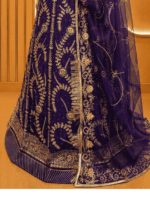 Aarti Semi Pure Rajputi Poshak
 -Purple - Image 2