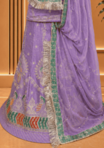 Amara Fendy Silk Rajputi Poshak
- Levender - Image 2