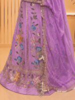 Chandni Fendy Silk Rajputi Poshak-Pink - Image 2
