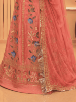 Chandni Fendy Silk Rajputi Poshak- Peach - Image 2