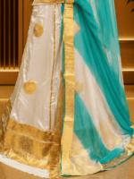 Anjali Satin Rajputi Poshak - Green - Image 2