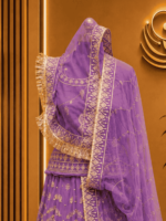 Kajal Semi Pure Rajputi Poshak - Light Pink - Image 3