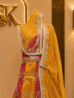 Ruhi Gold Crush Rajputi Poshak- Yellow - Image 3