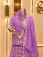 Readymade Semi Pure Rajputi Poshak- Pink - Image 3