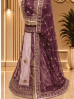 Rooprani Semi Pure Rajputi Poshak- Pink