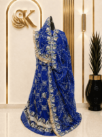 Siya Semi Pure Rajputi Poshak- Royal Blue