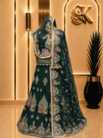 Kavya D natural Rajputi Poshak- Green