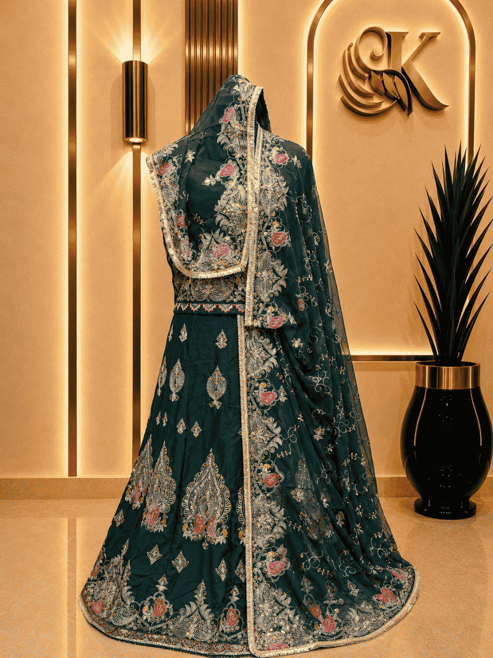 untitled-design-2-160 Kavya D natural Rajputi Poshak- Green - Image 1
