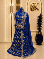 Aanya Satin Rajputi Poshak - Royal Blue