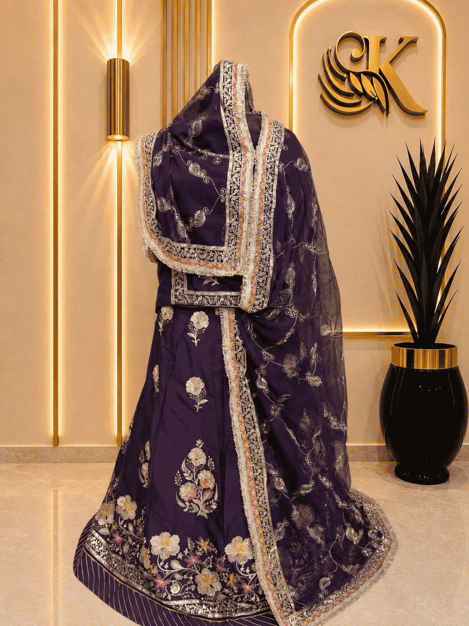 untitled-design-2-206 Gauri D natural Rajputi Poshak- Wine - Image 1