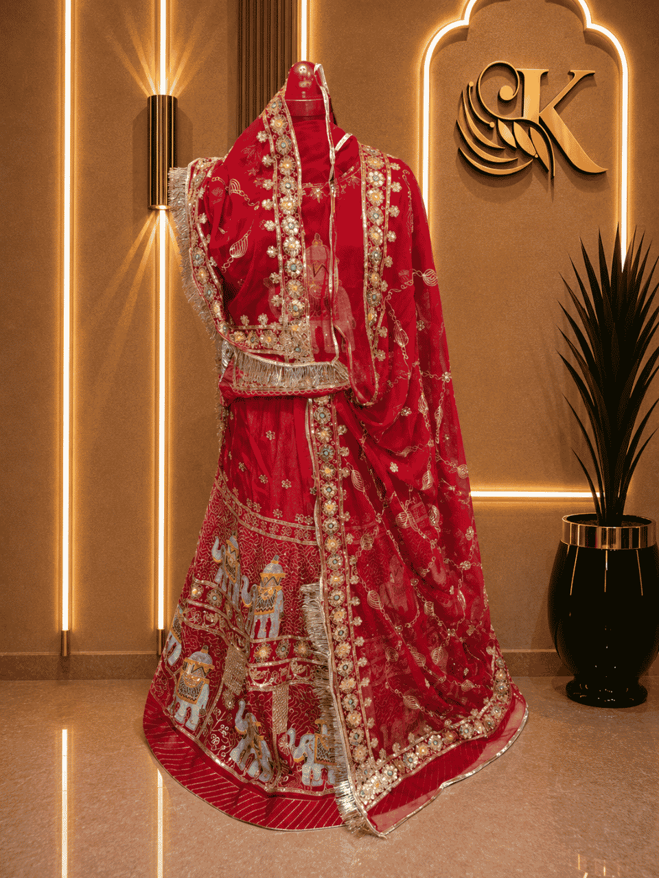 untitled-design-2-212 Mahi Fendy Silk Rajputi Poshak
- Red - Image 1