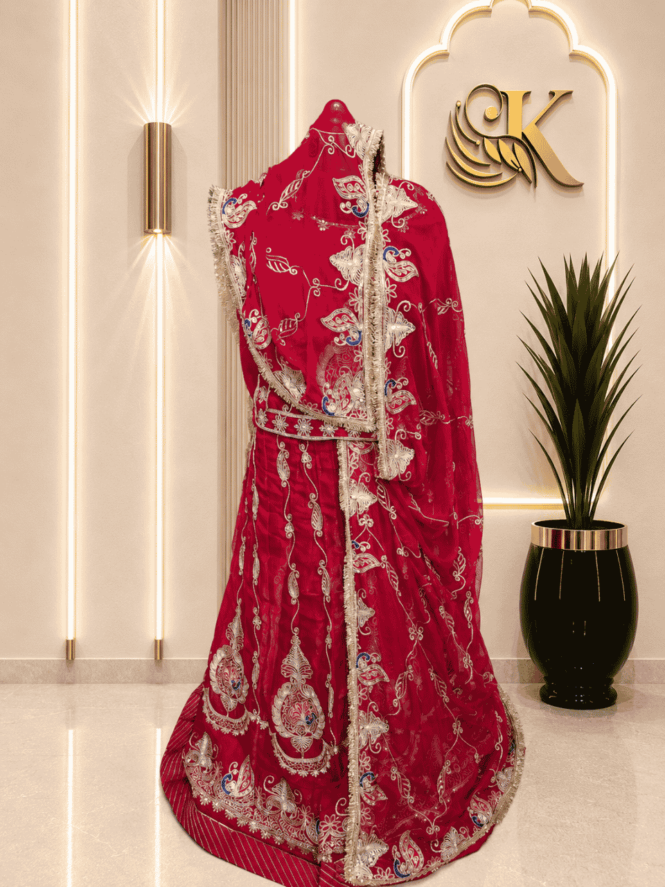 untitled-design-2-219 Navya Fendy Silk Rajputi Poshak
- Red - Image 1