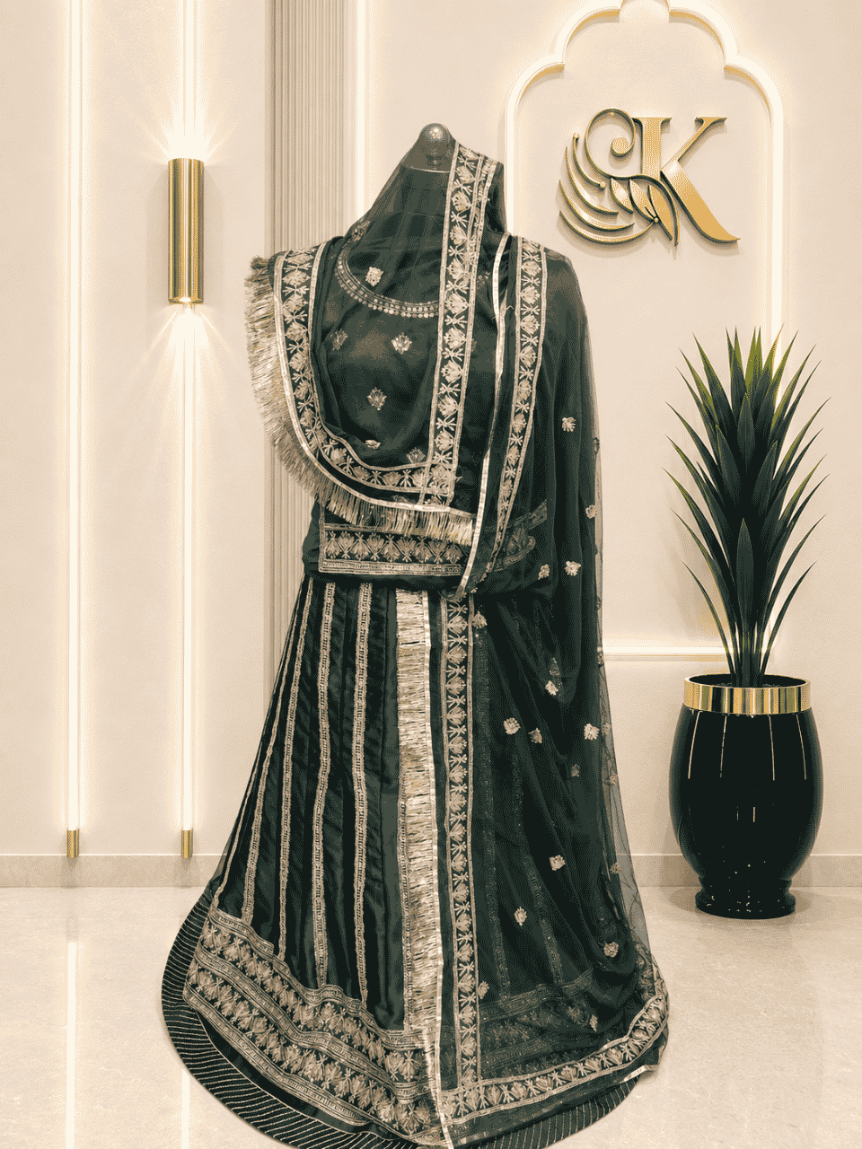 untitled-design-2-223 Kaira Satin Rajputi Poshak - Green - Image 1