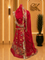 Anika NC Moss Rajputi Poshak - Red