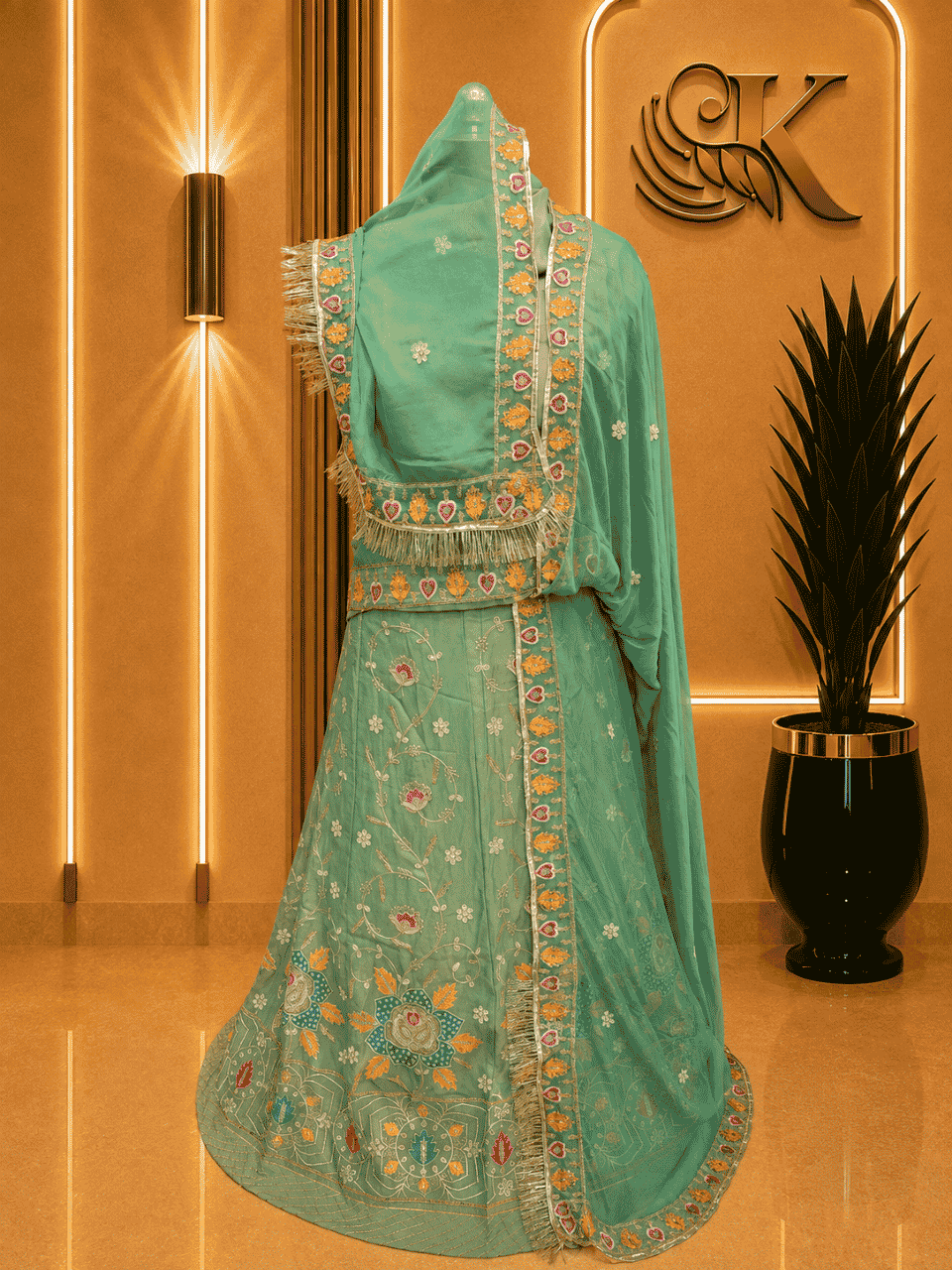 untitled-design-2-247 Avika NC Moss Rajputi Poshak - Elaichi Green - Image 1